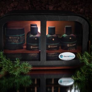 Sauna wellness products set